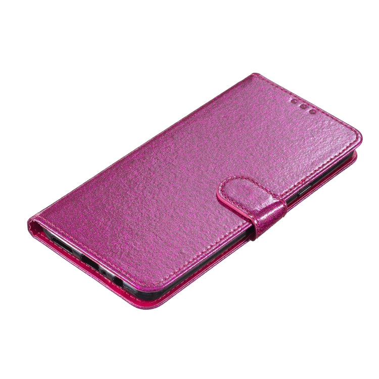 For Blackview A53 Pro Glitter Powder Flip Leather Phone Case(Rose Red) - More Brand by PMC Jewellery | Online Shopping South Africa | PMC Jewellery | Buy Now Pay Later Mobicred