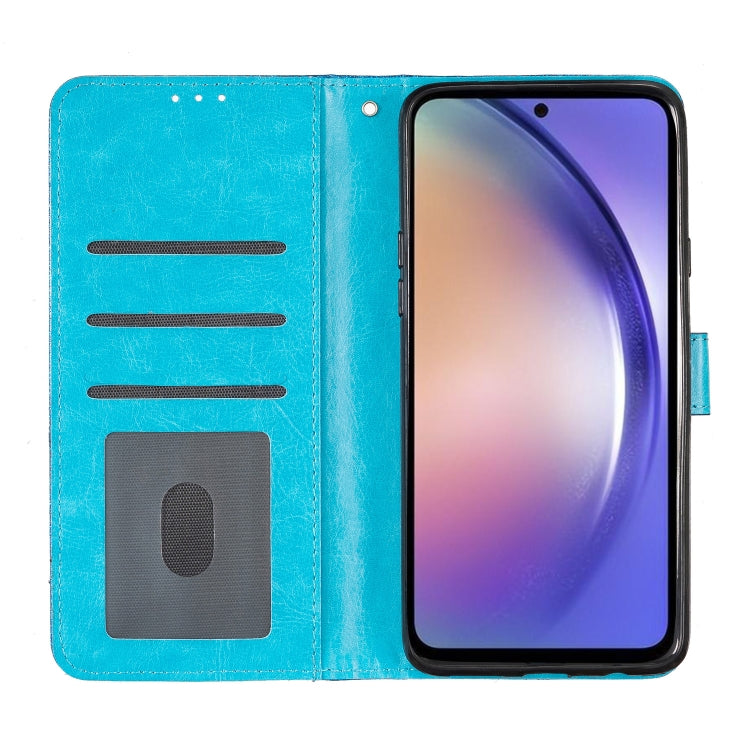 For Blackview A53 Pro Glitter Powder Flip Leather Phone Case(Blue) - More Brand by PMC TechLife | Online Shopping South Africa | PMC TechLife | Buy Now Pay Later Mobicred