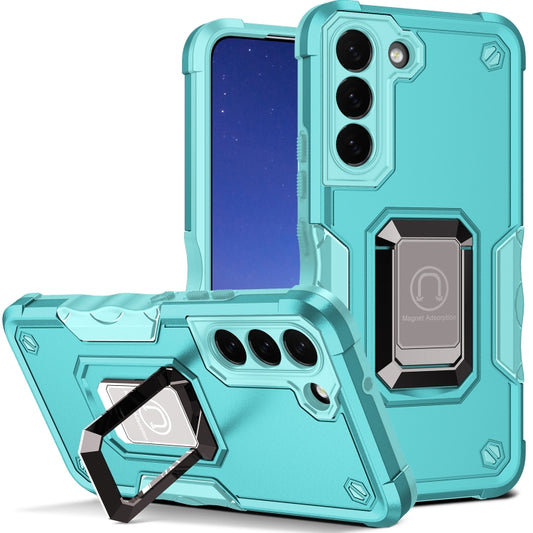 For Samsung Galaxy S24+ 5G Non-slip Shockproof Armor Phone Case with Ring Holder(Mint Green) - Galaxy S24+ 5G Cases by PMC Jewellery | Online Shopping South Africa | PMC Jewellery