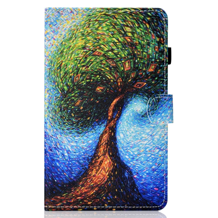 For Lenovo Tab P12 2023 / TB370FU Coloured Drawing Stitching Smart Leather Tablet Case(Abstract Tree) - Lenovo by PMC TechLife | Online Shopping South Africa | PMC TechLife | Buy Now Pay Later Mobicred