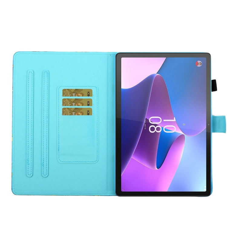 For Lenovo Tab P12 2023 / TB370FU Coloured Drawing Stitching Smart Leather Tablet Case(Abstract Tree) - Lenovo by PMC TechLife | Online Shopping South Africa | PMC TechLife | Buy Now Pay Later Mobicred