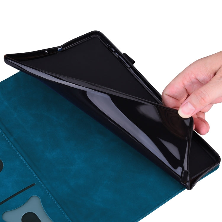 For Honor Pad 9 Splicing Shockproof Leather Tablet Case(Blue) - free shipping - PMC TechLife - Order now!