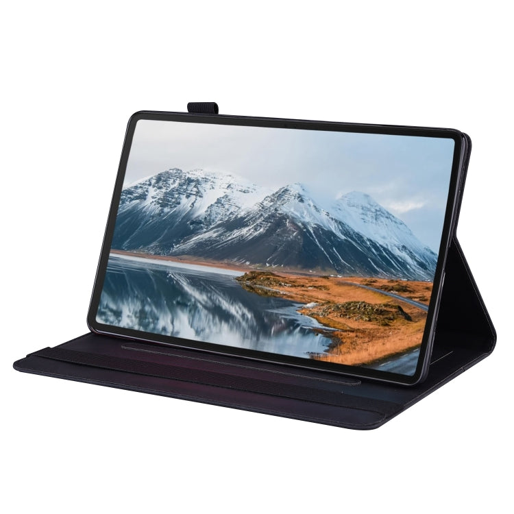 For Honor Pad X8a Splicing Shockproof Leather Tablet Case(Black) - Honor by PMC TechLife | Online Shopping South Africa | PMC TechLife | Buy Now Pay Later Mobicred