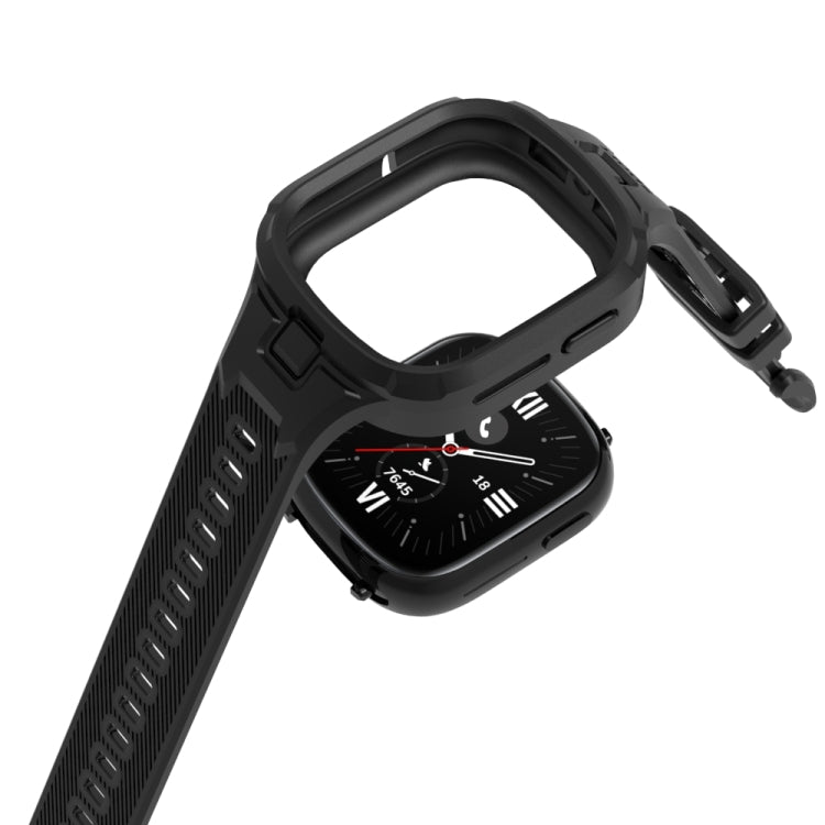 For Honor Watch 4 Solid Color Integrated TPU Watch Band(Dark Blue) - free shipping - PMc TechLife - Order now!