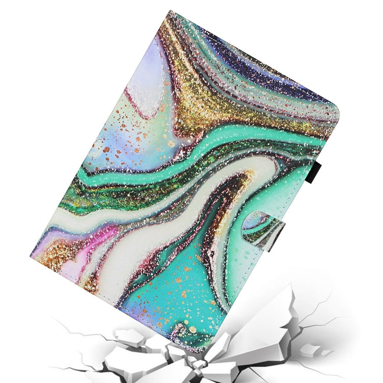 For Lenovo Tab M11/ Xiaoxin Pad 11 2024 Coloured Drawing Stitching Smart Leather Tablet Case(Colored Sand) - Lenovo by PMC Jewellery | Online Shopping South Africa | PMC Jewellery | Buy Now Pay Later Mobicred