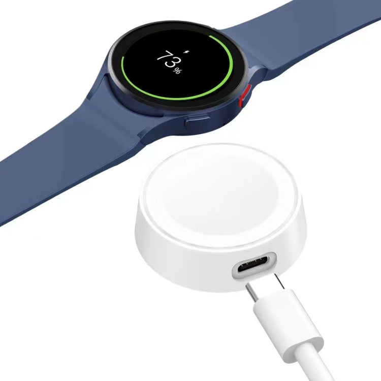 For Samsung Galaxy Watch Series Portable Smart Watch Magnetic Wireless Charger(White) - Charger by PMC Jewellery | Online Shopping South Africa | PMC Jewellery