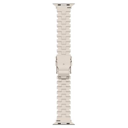 For Apple Watch Series 3 38mm Butterfly Type Titanium Steel Watch Band(Titanium) - Watch Bands by PMC Jewellery | Online Shopping South Africa | PMC Jewellery