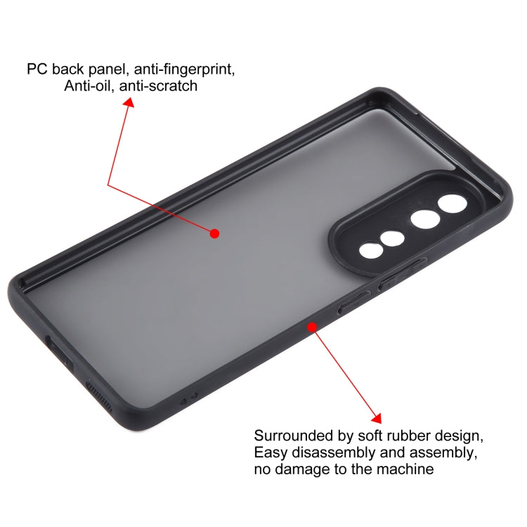 For Honor 80 Pro Fine Pore Matte Black TPU + PC Phone Case - Honor Cases by PMC TechLife | Online Shopping South Africa | PMC TechLife