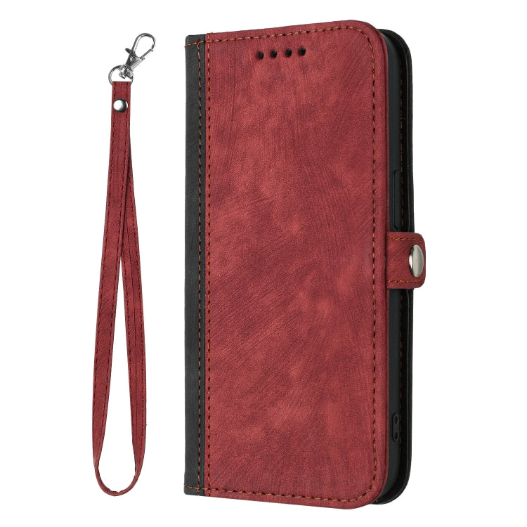 For Google Pixel 9 Pro Side Buckle Double Fold Hand Strap Leather Phone Case(Red) - free shipping - PMC TechLife - Order now!