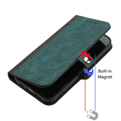 For Xiaomi Redmi K70 Side Buckle Double Fold Hand Strap Leather Phone Case(Dark Green) - K70 Cases by PMC Jewellery | Online Shopping South Africa | PMC Jewellery | Buy Now Pay Later Mobicred