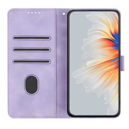 For Google Pixel 9 Pro Heart Pattern Skin Feel Leather Phone Case(Purple) - Google Cases by PMC Jewellery | Online Shopping South Africa | PMC Jewellery | Buy Now Pay Later Mobicred