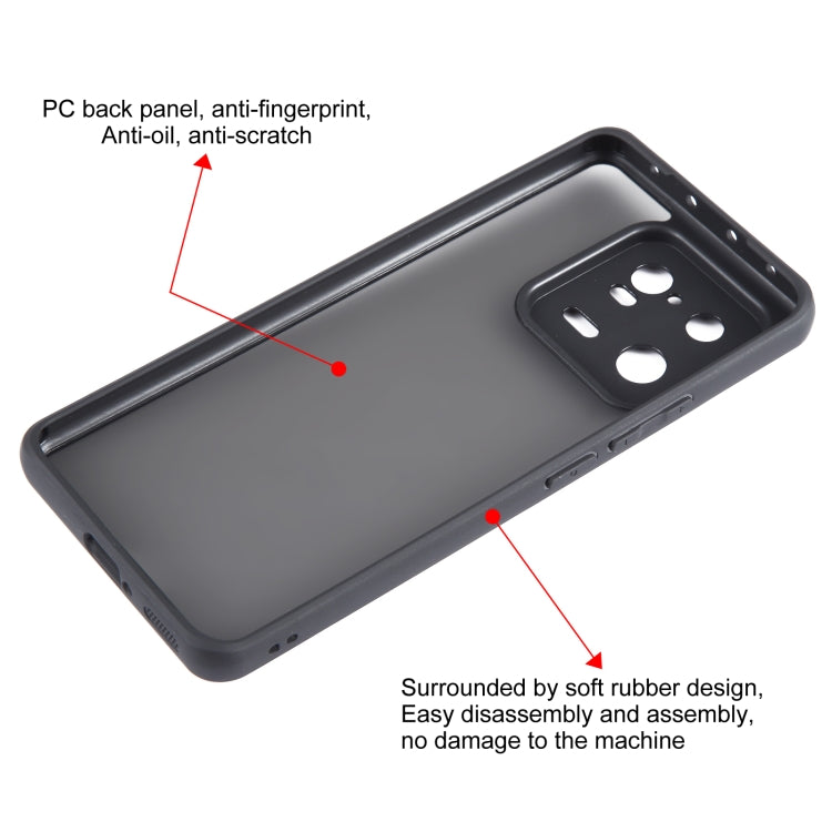 For Xiaomi 13 Pro Fine Pore Matte Black TPU + PC Phone Case - 13 Pro Cases by PMC Jewellery | Online Shopping South Africa | PMC Jewellery | Buy Now Pay Later Mobicred