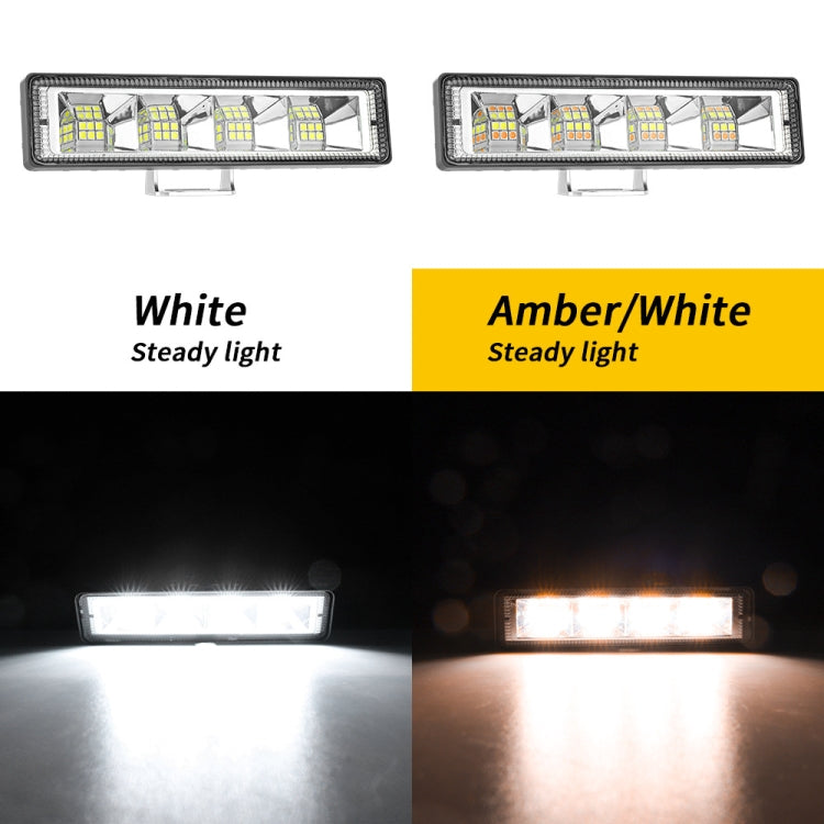 12-60V 12W 6000K 6 inch Car 24pcs LED Thick Aluminum Engineering Auxiliary Light(White Light) - Work Lights by PMC Jewellery | Online Shopping South Africa | PMC Jewellery | Buy Now Pay Later Mobicred