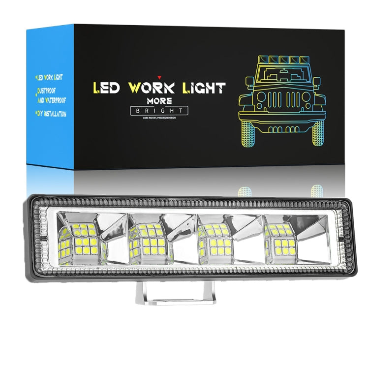 12-60V 12W 6000K 6 inch Car 24pcs LED Thick Aluminum Engineering Auxiliary Light(White Light) - Work Lights by PMC Jewellery | Online Shopping South Africa | PMC Jewellery | Buy Now Pay Later Mobicred