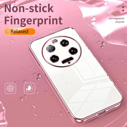 For Xiaomi 13 Ultra Transparent Plating Fine Hole Phone Case(Silver) - 13 Ultra Cases by PMC Jewellery | Online Shopping South Africa | PMC Jewellery | Buy Now Pay Later Mobicred