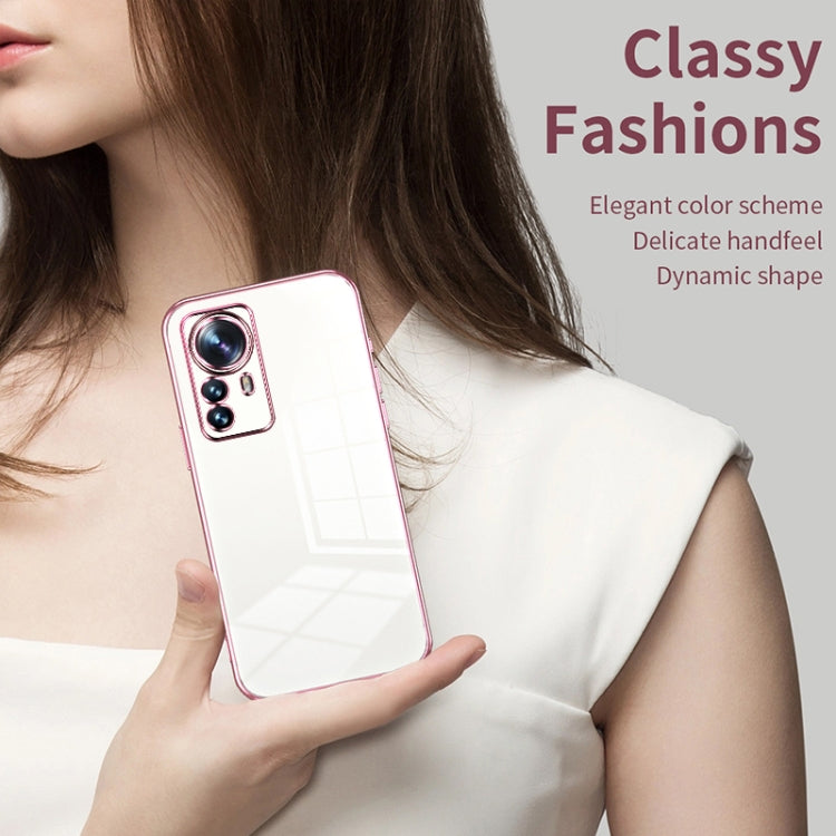 For Xiaomi 12 Pro / 12S Pro Transparent Plating Fine Hole Phone Case(Transparent) - Xiaomi Cases by PMC TechLife | Online Shopping South Africa | PMC TechLife | Buy Now Pay Later Mobicred