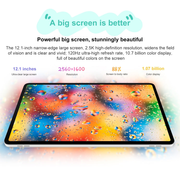 Honor Tablet 9 12.1 inch WiFi, Soft Light 12GB+256GB, MagicOS 7.2 Snapdragon 6 Gen1 Octa Core 2.2GHz, Not Support Google Play(Grey) - Huawei by Huawei | Online Shopping South Africa | PMC Jewellery | Buy Now Pay Later Mobicred