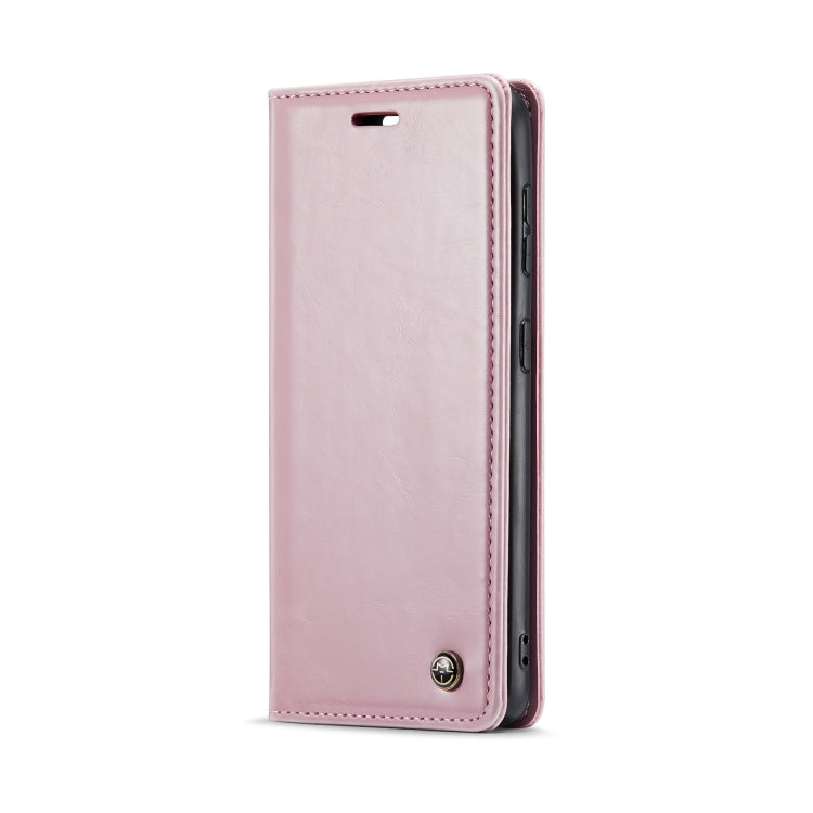 For Samsung Galaxy S24+ 5G CaseMe 003 Crazy Horse Texture Flip Leather Phone Case(Pink) - Galaxy S24+ 5G Cases by CaseMe | Online Shopping South Africa | PMC Jewellery | Buy Now Pay Later Mobicred