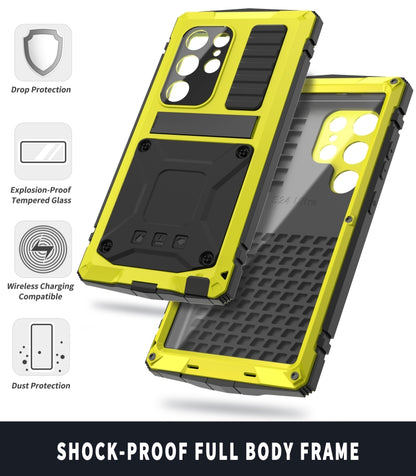 For Samsung Galaxy S24 Ultra 5G R-JUST Life Waterproof Dustproof Shockproof Phone Case(Yellow) - Galaxy S24 Ultra 5G Cases by R-JUST | Online Shopping South Africa | PMC Jewellery