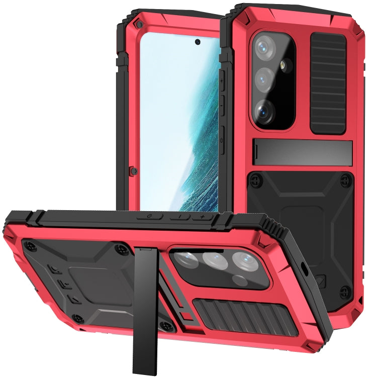 For Samsung Galaxy S24+ 5G R-JUST Life Waterproof Dustproof Shockproof Phone Case(Red) - Galaxy S24+ 5G Cases by R-JUST | Online Shopping South Africa | PMC TechLife | Buy Now Pay Later Mobicred