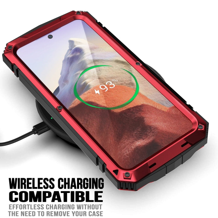 For Samsung Galaxy S24 5G R-JUST Life Waterproof Dustproof Shockproof Phone Case(Red) - Galaxy S24 5G Cases by R-JUST | Online Shopping South Africa | PMC TechLife | Buy Now Pay Later Mobicred