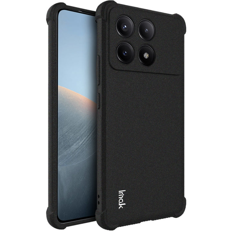 For Xiaomi Redmi K70 5G / K70 Pro 5G imak Shockproof Airbag TPU Phone Case(Matte Black) - K70 Pro Cases by imak | Online Shopping South Africa | PMC Jewellery | Buy Now Pay Later Mobicred