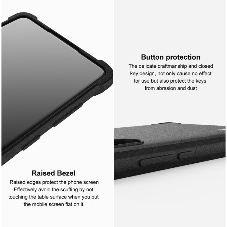 For Xiaomi Redmi K70 5G / K70 Pro 5G imak Shockproof Airbag TPU Phone Case(Matte Black) - K70 Pro Cases by imak | Online Shopping South Africa | PMC Jewellery | Buy Now Pay Later Mobicred