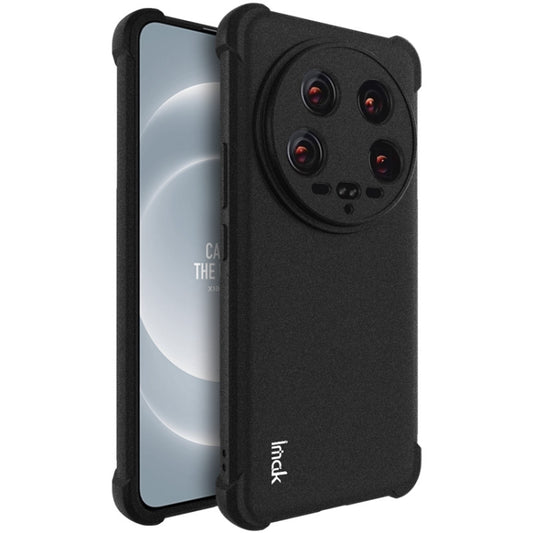 For Xiaomi 14 Ultra 5G imak Shockproof Airbag TPU Phone Case(Matte Black) - 14 Ultra Cases by imak | Online Shopping South Africa | PMC Jewellery | Buy Now Pay Later Mobicred