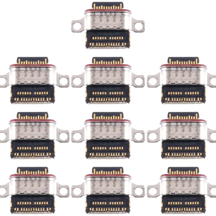 For Huawei P50 4G 10pcs Original Charging Port Connector - Tail Connector by PMC TechLife | Online Shopping South Africa | PMC TechLife