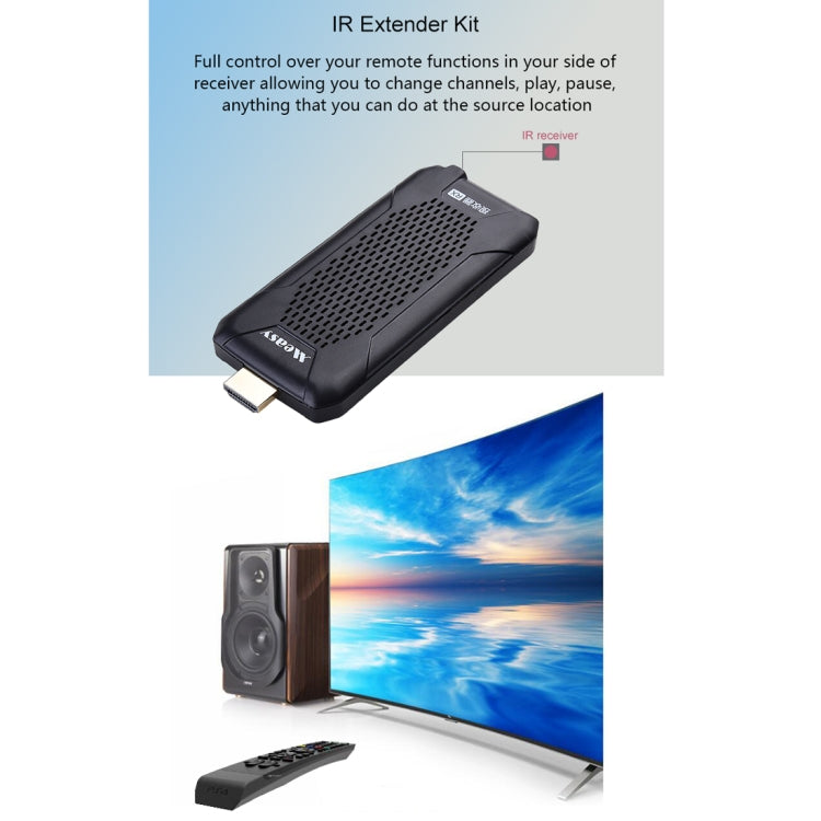 Measy FHD656 Nano 1080P HDMI 1.4 HD Wireless Audio Video Double Mini Transmitter Receiver Extender Transmission System, Transmission Distance: 100m, US Plug - free shipping - PMc TechLife - Order now!