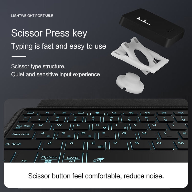 For Samsung Galaxy Tab S9 / S9 FE YJ-S9 Split Bluetooth Keyboard Leather Tablet Case - Samsung Keyboard by PMC TechLife | Online Shopping South Africa | PMC TechLife