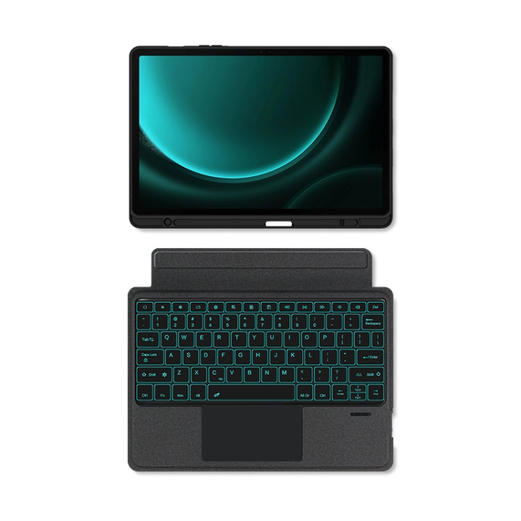 For Samsung Galaxy Tab S9+ / S9 FE+ YJ-S9+ Split Bluetooth Keyboard Leather Tablet Case - Samsung Keyboard by PMC TechLife | Online Shopping South Africa | PMC TechLife