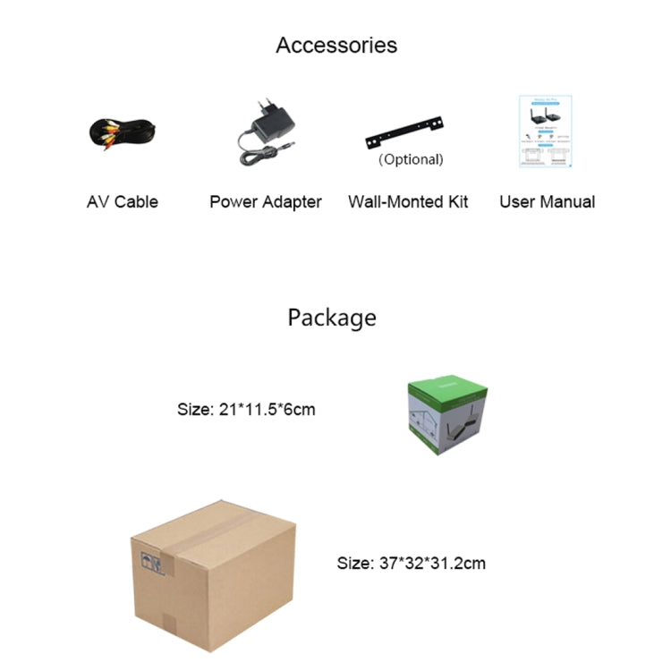 Measy AV230-2 2.4GHz Set-top Box Wireless Audio / Video Transmitter + 2 Receiver, Transmission Distance: 300m, EU Plug, with IR Extension Function - Set Top Box & Accessories by Measy | Online Shopping South Africa | PMC Jewellery | Buy Now Pay Later Mobicred