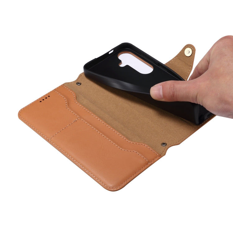 For Samsung Galaxy S24 5G Denior Cowhide Texture Wallet Style Leather Phone Case(Black) - free shipping - PMC Jewellery - Order now!