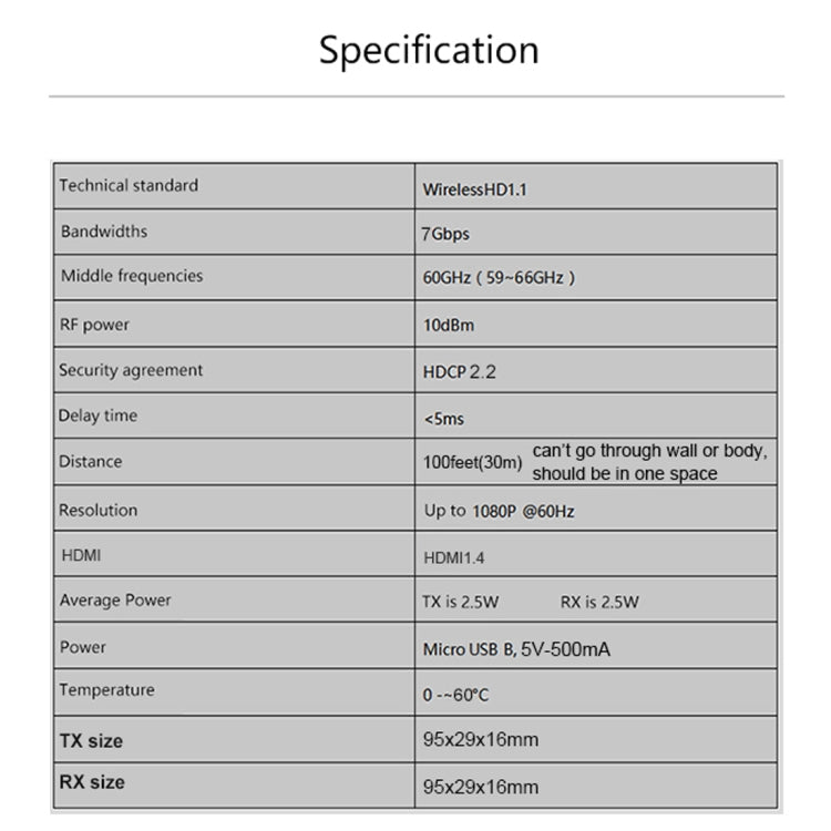 Measy W2H Nano 1080P HDMI 1.4 3D Wireless HDMI Audio Video Transmitter Receiver Extender, Transmission Distance: 30m, US Plug - free shipping - PMc TechLife - Order now!