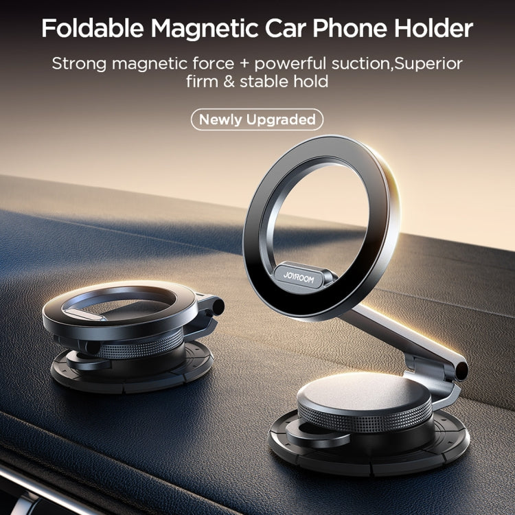 JOYROOM JR-ZS373 Foldable Magnetic Car Phone Holder(Dark Grey) - Car Holders by JOYROOM | Online Shopping South Africa | PMC Jewellery | Buy Now Pay Later Mobicred