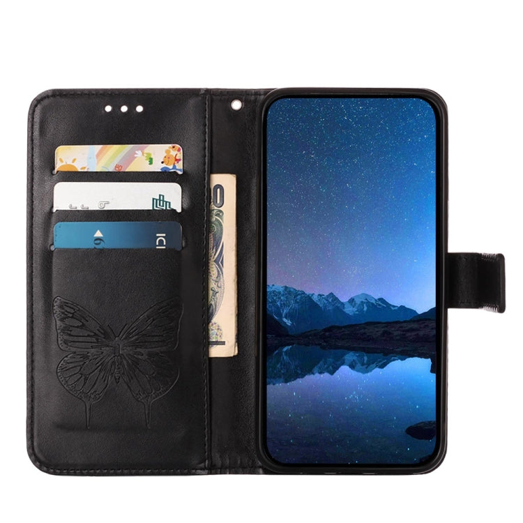 For Xiaomi Redmi K70 / K70 Pro Embossed Butterfly Leather Phone Case(Black) - K70 Cases by PMC Jewellery | Online Shopping South Africa | PMC Jewellery | Buy Now Pay Later Mobicred