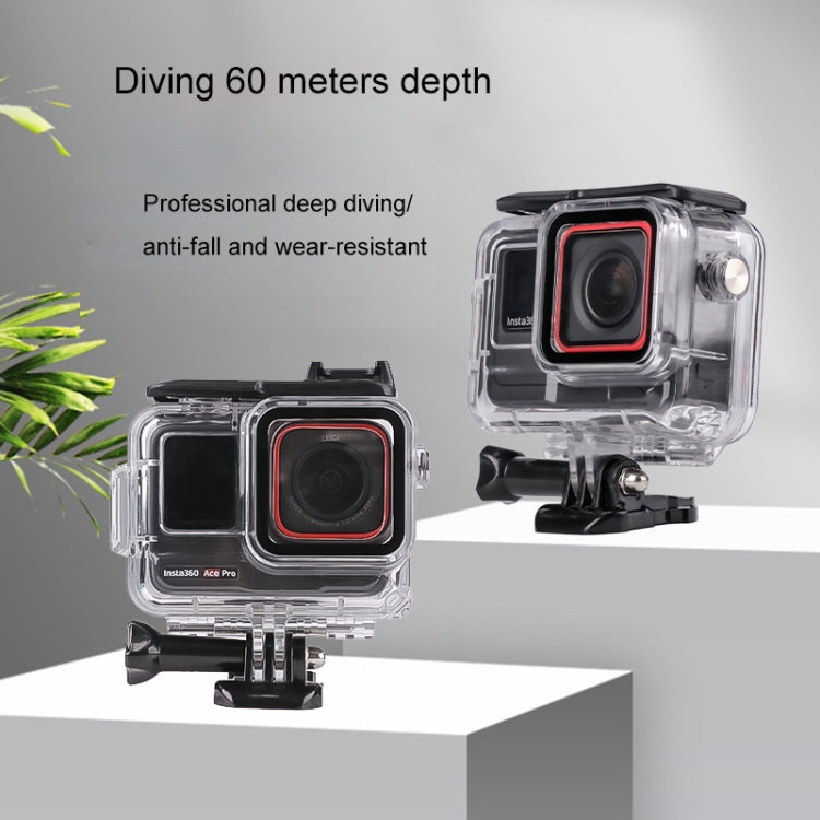 For Insta360 Ace Pro 60m Underwater Waterproof Housing Case - Case & Bags by PMC TechLife | Online Shopping South Africa | PMC TechLife