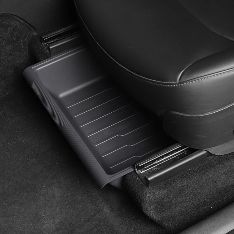 For Tesla Model Y 2021-2023 TPE Storage Organizer Under Car Seat, Style:with Cover(White) - Stowing Tidying by PMC TechLife | Online Shopping South Africa | PMC TechLife | Buy Now Pay Later Mobicred