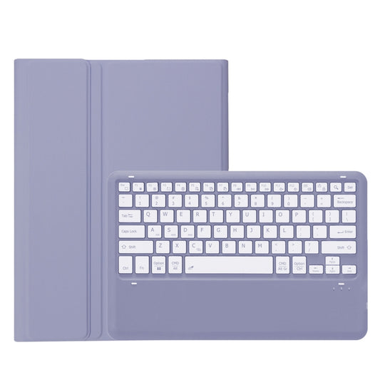 For Honor Pad 9 AH19 TPU Ultra-thin Detachable Bluetooth Keyboard Tablet Leather Case(Purple) - Huawei Keyboard by PMC Jewellery | Online Shopping South Africa | PMC Jewellery