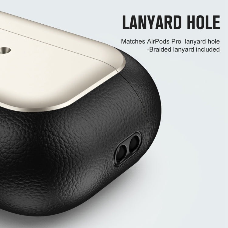 For AirPods 3 Electroplated Leather Texture Wireless Earphones Protective Case(Silver) - free shipping - PMC Jewellery - Order now!