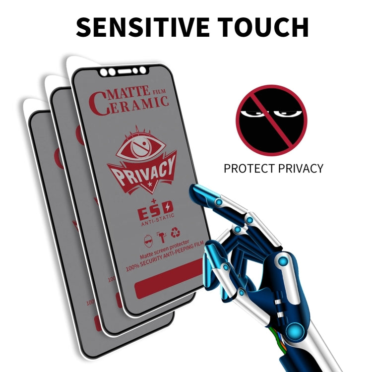 For iPhone 16 Pro Max Full Coverage Frosted Privacy Ceramic Film - free shipping - PMC Jewellery - Order now!
