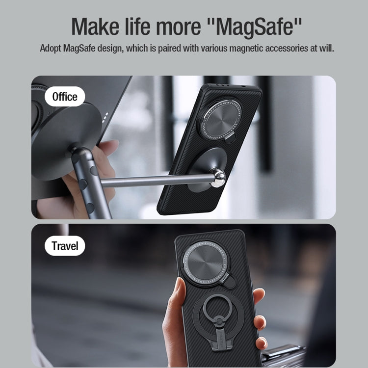 For OnePlus 13 NILLKIN CamShield Prop MagSafe Magnetic PC Phone Case(Black) - free shipping - PMC TechLife - Order now!