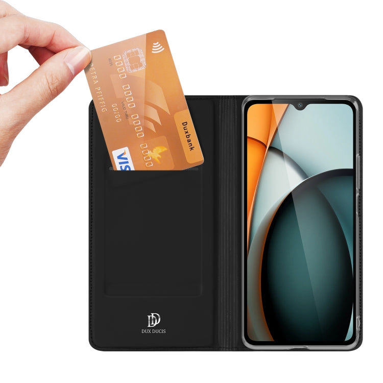 For Xiaomi Redmi A3 DUX DUCIS Skin Pro Series Flip Leather Phone Case(Black) - Xiaomi Cases by DUX DUCIS | Online Shopping South Africa | PMC Jewellery | Buy Now Pay Later Mobicred