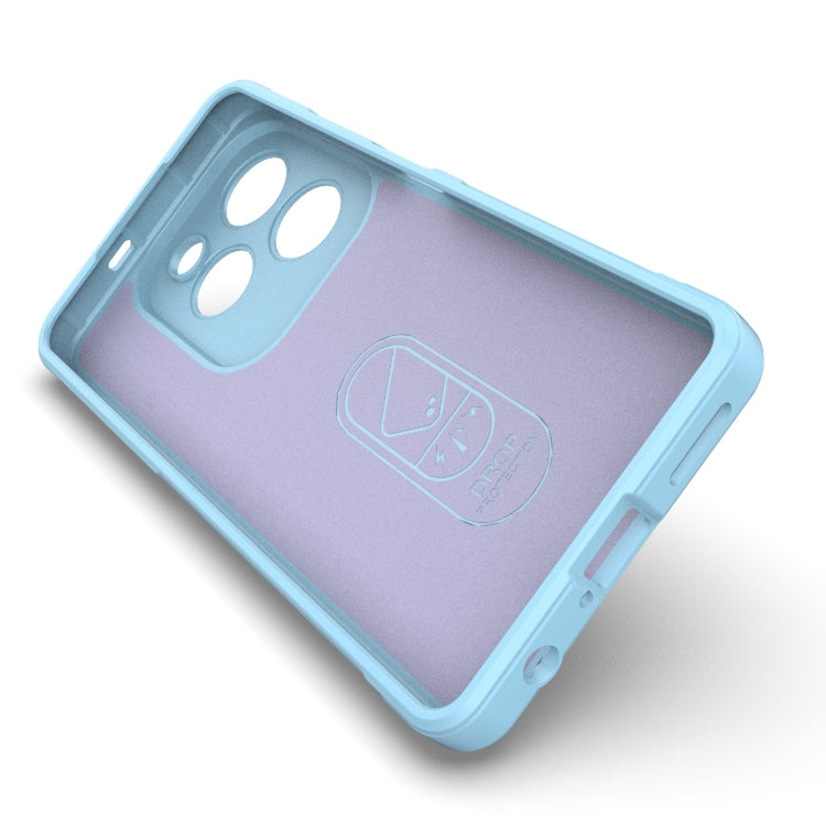 For Infinix Hot 40 Pro / Hot 40 Magic Shield TPU + Flannel Phone Case(White) - Infinix Cases by PMC TechLife | Online Shopping South Africa | PMC TechLife | Buy Now Pay Later Mobicred