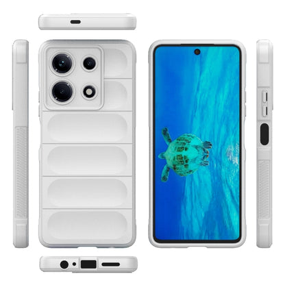 For Infinix Note 30 4G Magic Shield TPU + Flannel Phone Case(White) - Infinix Cases by PMC Jewellery | Online Shopping South Africa | PMC Jewellery | Buy Now Pay Later Mobicred