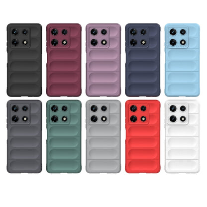 For Infinix Note 30 Pro X6788 Magic Shield TPU + Flannel Phone Case(Dark Grey) - Infinix Cases by PMC Jewellery | Online Shopping South Africa | PMC Jewellery | Buy Now Pay Later Mobicred