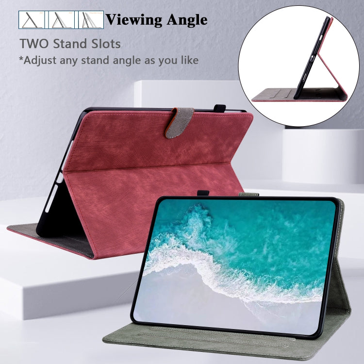 For Amazon Kindle Paperwhite 5  2023 2024 Tiger Pattern Flip Leather Tablet Case(Red) - Amazon by PMC Jewellery | Online Shopping South Africa | PMC Jewellery | Buy Now Pay Later Mobicred