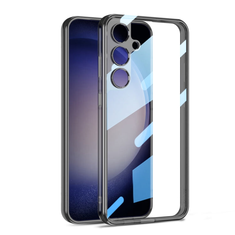 For Samsung Galaxy S24+ 5G GKK Space Frame Transparent PC + TPU Phone Case(Transparent Black) - Galaxy S24+ 5G Cases by GKK | Online Shopping South Africa | PMC Jewellery | Buy Now Pay Later Mobicred