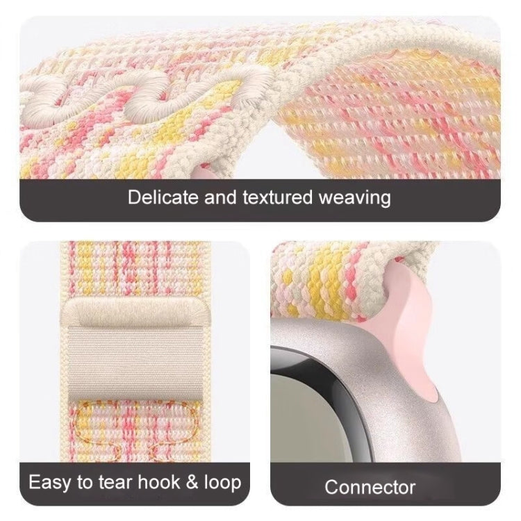 For Apple Watch SE 2023 44mm Loop Nylon Watch Band(Milky White) - free shipping - PMC TechLife - Order now!
